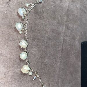 Stunning Sterling Silver Pearl Bracelet